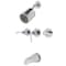 Kingston Brass KBX8131SVL Three-Handle Tub and Shower Faucet, Polished Chrome KBX8131SVL - alternate 1